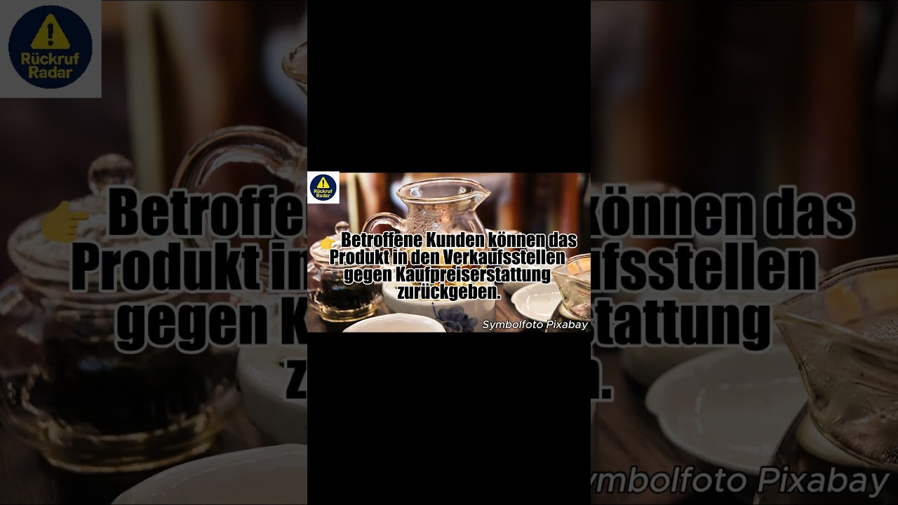 Rückruf Selen-Slim Plus Tee wegen krebserregendem Danthron 2025 