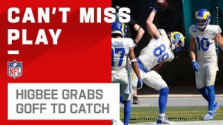 Tyler Higbee Grabs Wide-Open TD from Jared Goff!