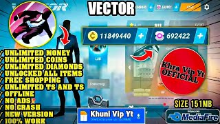 Vector Mod Apk Latest Version Hack Unlimited Money/Chips/Red Kits No root