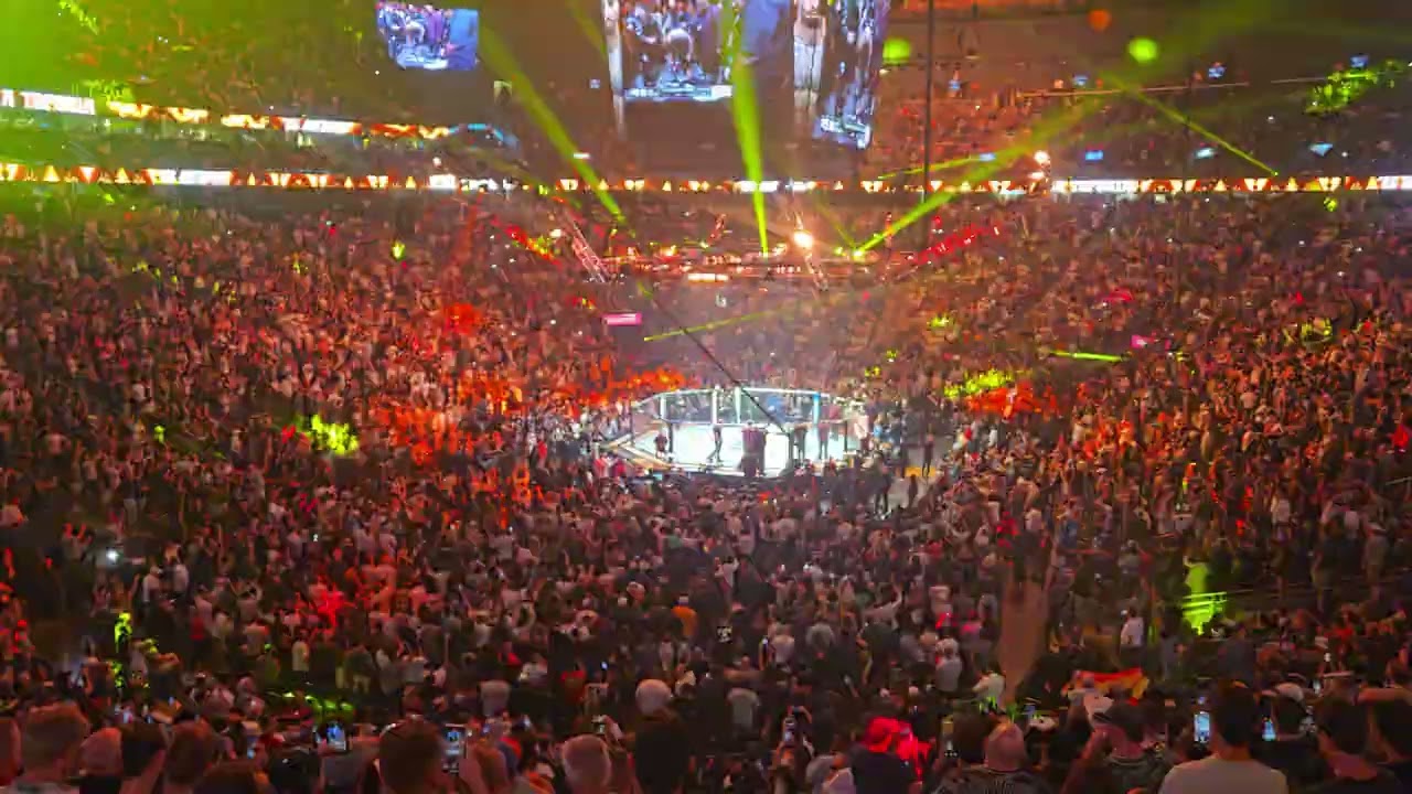 UFC 317 ilia Topuria vs Charles Oliveira Full Walkout Introduction