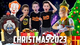 A Scary Merry Christmas | Opening Christmas Presents 2023 | Spirit Halloween | Halloween Animatronic