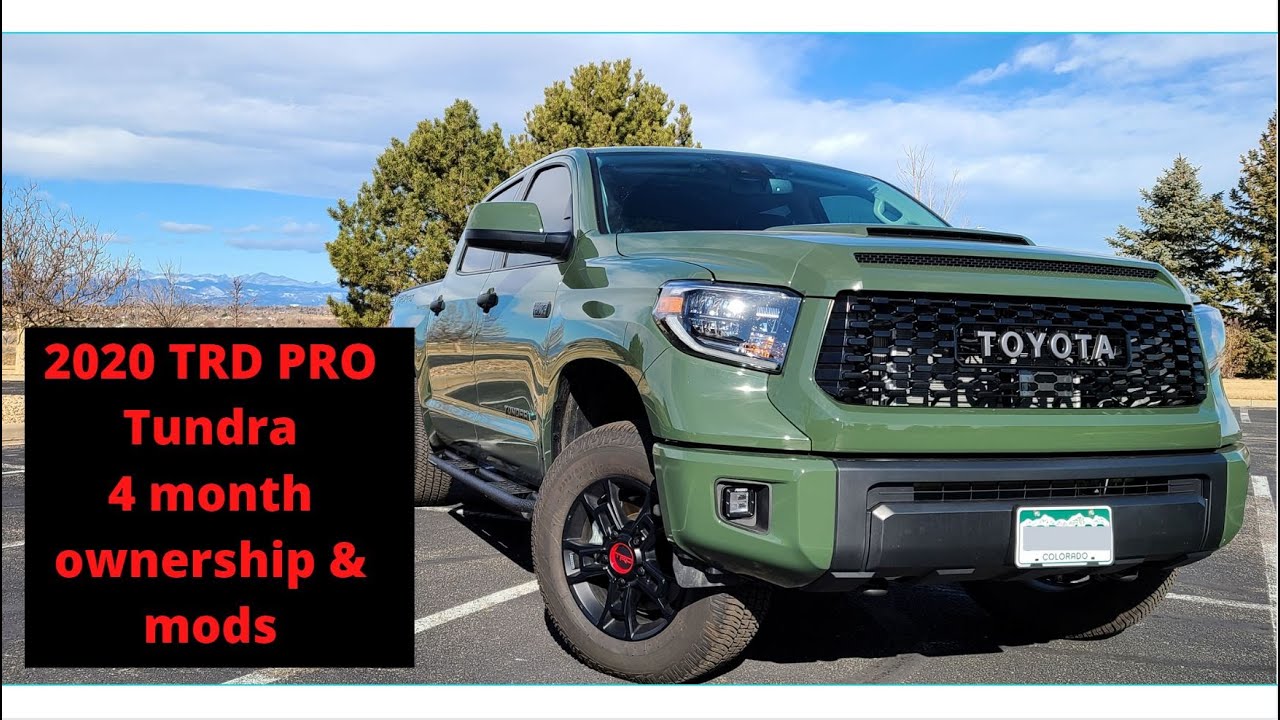 2020 TRD Pro Tundra ownership & mods - YouTube