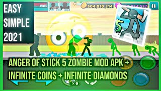 Anger of Stick 5: Zombie Mod Apk + Infinite Coins/Diamonds screenshot 4
