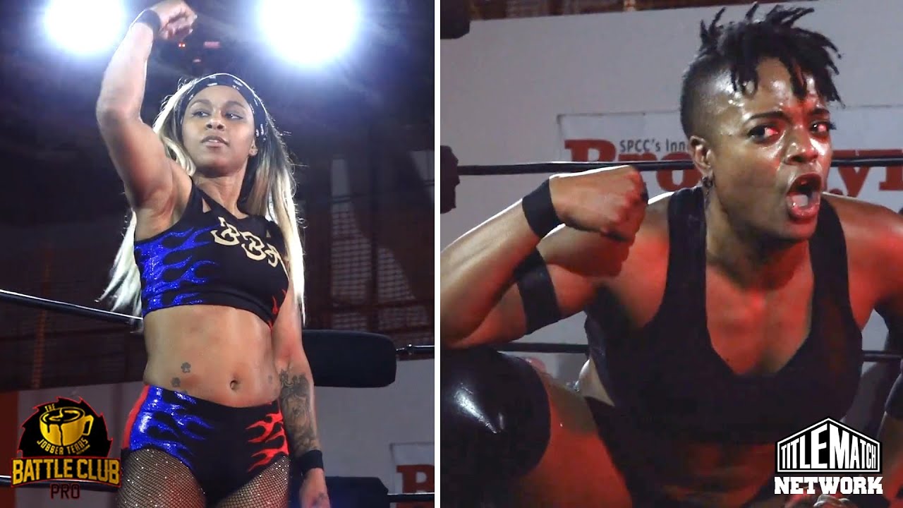 Tasha Steelz vs Big Swole (Women's Wrestling) Battle Club Pro/Jobber Tears