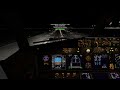 X-Plane 12 | Eurowings ZiboMod B737-800 | Night Approach on RWY 23 | Strasbourg LFST |