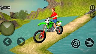 Kids Downhill Mountain Motorbike Rider - Motobike Game। Bike Game For Kids - Android Gameplay screenshot 3