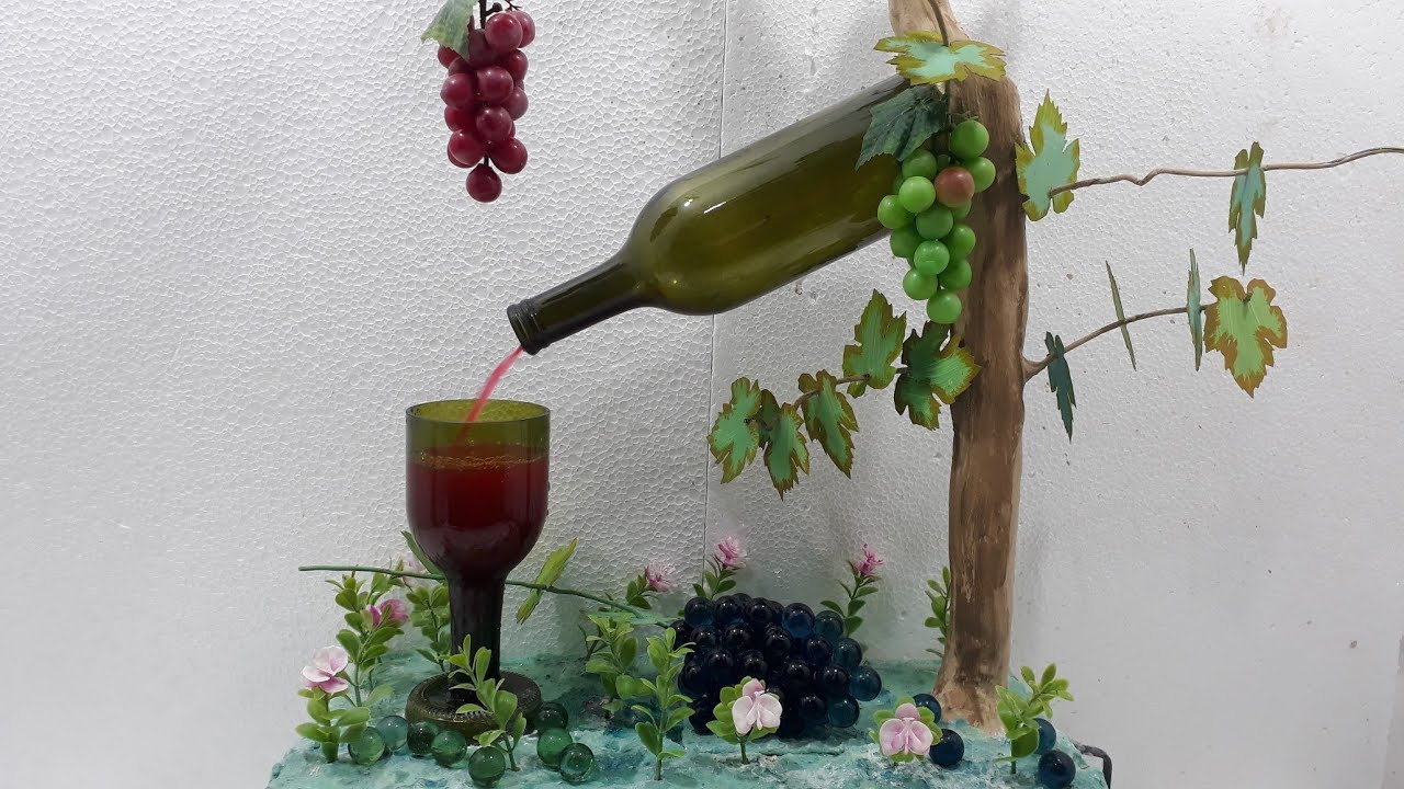 MAQUETE: O JEITO MAIS FÁCIL DE FAZER UMA FONTE DE VINHO.