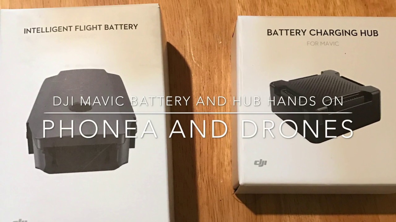 DJI Mavic Pro Charging Hub And Battery Hands On - YouTube