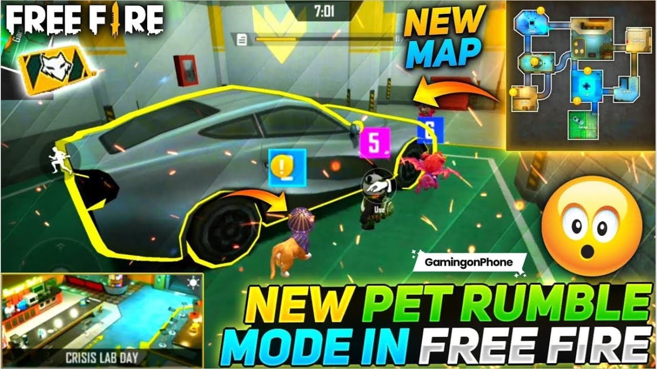 NEW PET RUMBLE MODE GAMEPLAY ll BOT FF