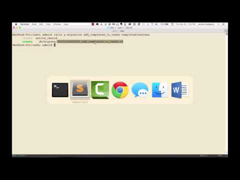 Add additional columns to a Rails mode with migrations