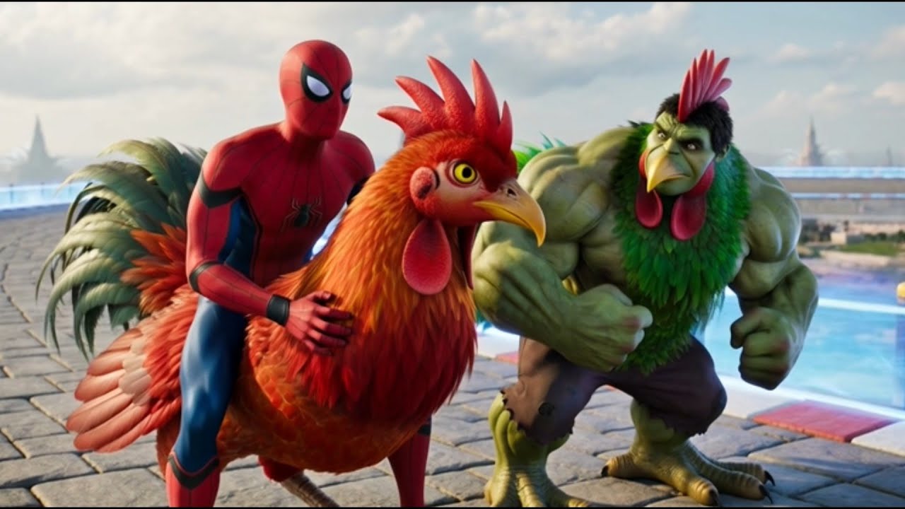 Человек-паук побеждает Халка | Эпическая петушиная гонка мудрости, терпения и смирения