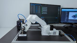 PAROL6 3D printed robot arm with vacuum gripper