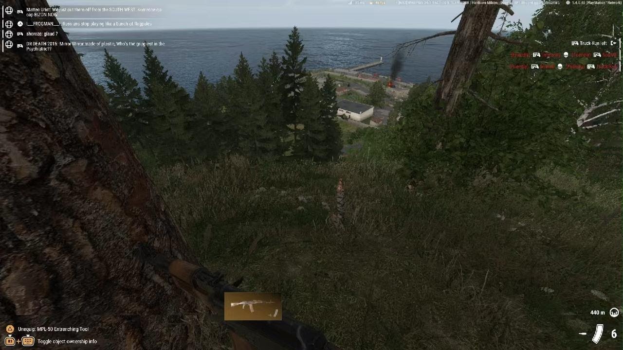 Corporal ASVABWAIVER lays down cover fire for Captain Huntro and Private Lime Green.