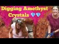 Digging for Amethyst Gem Crystal Treasures at Phantom Ridge "The Crystal Collector"