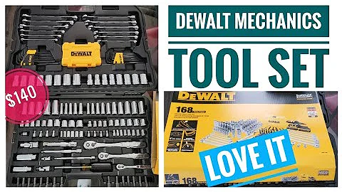 REVIEW DEWALT Mechanics Tools Kit and Socket Set, 168-Piece DWMT73803 I LOVE IT