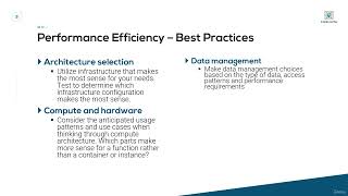 AWS CCP CLF-C02 | 26.5 - Well Architected Framework Pillar Performance Efficiency