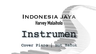 Indonesia Jaya Cover Piano | Not Balok