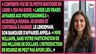 Ma sœur s’est moquée de mon « entreprise » au dîner… pourtant l’ipo de sa boîte dépendait de mon ...