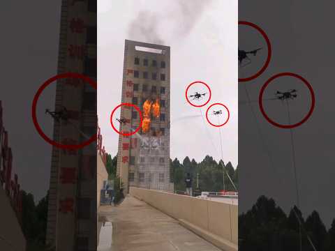 Drones Firefighting Superheroes