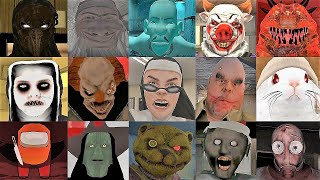 Caught Battle #26 | Death Park 2 Evil Nun 2 Smiling-X 0 Granny 2 The Twins Mr Meat Metel & More screenshot 4