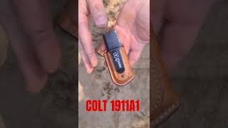 Colt 1911A1 , kit velado em couro, sob medida!