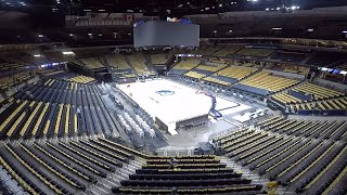 Laying Out 18,000 Growl Towels in 60s Timelapse (FedExForum) - 2021 NBA Playoffs