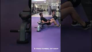 B-Stance Dumbbell Hip Thrust