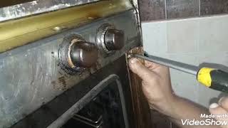 تركيب مفصلات بوتاجاز كريازي Installation of Kiriazi cooker hinges