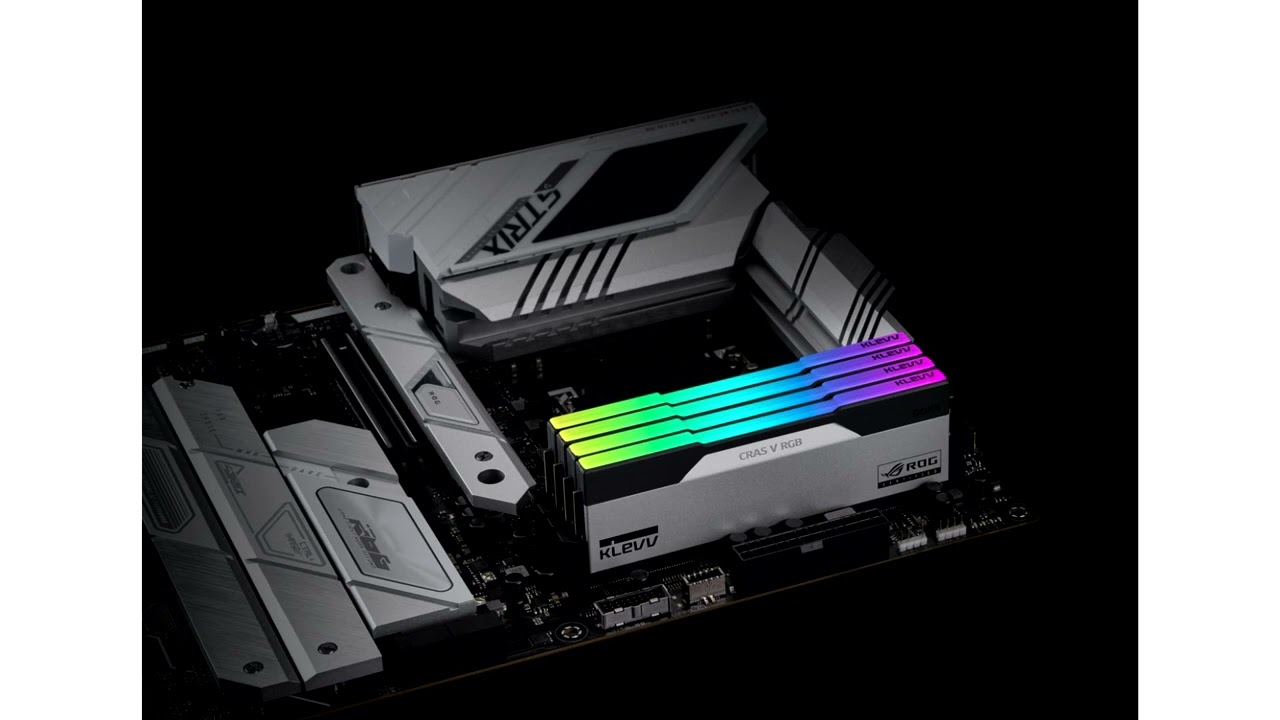 KLEVV Unveils CRAS V RGB ROG Certified DDR5 Memory, Up To