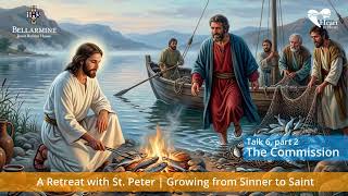 A Retreat with St. Peter | The Commission: Do You Love Me? (6-2) by Fr. Michael Sparough, SJ
As the retreat concludes, Fr. Michael continues his imaginative prayer...On the shores of Galilee, the risen Jesus gently restores Peter by asking him three times, Do you love me? Matching each denial with an invitation to love and serve, Jesus entrusts Peter with the care of his flock. Peter learns that discipleship is not about never failing, but about allowing Gods mercy to transform failure into a lifelong mission of love. A Retreat with St. Peter | The Commission: Do You Love Me? (6-2) by Fr. Michael Sparough, SJ