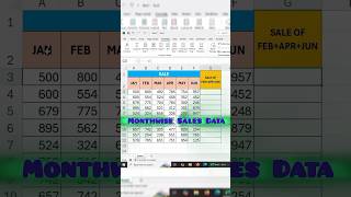 Excel Name Range Banakar SUM Kaise Kare? | Named Range + SUM Formula in Hindi #shorts #shortsfeed