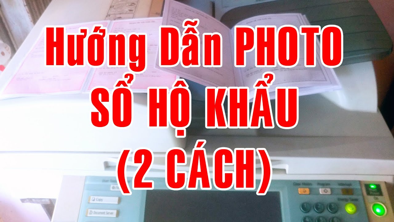 Hướng dẫn Photo sổ hộ khẩu thành cuốn máy Ricoh |... - youtube