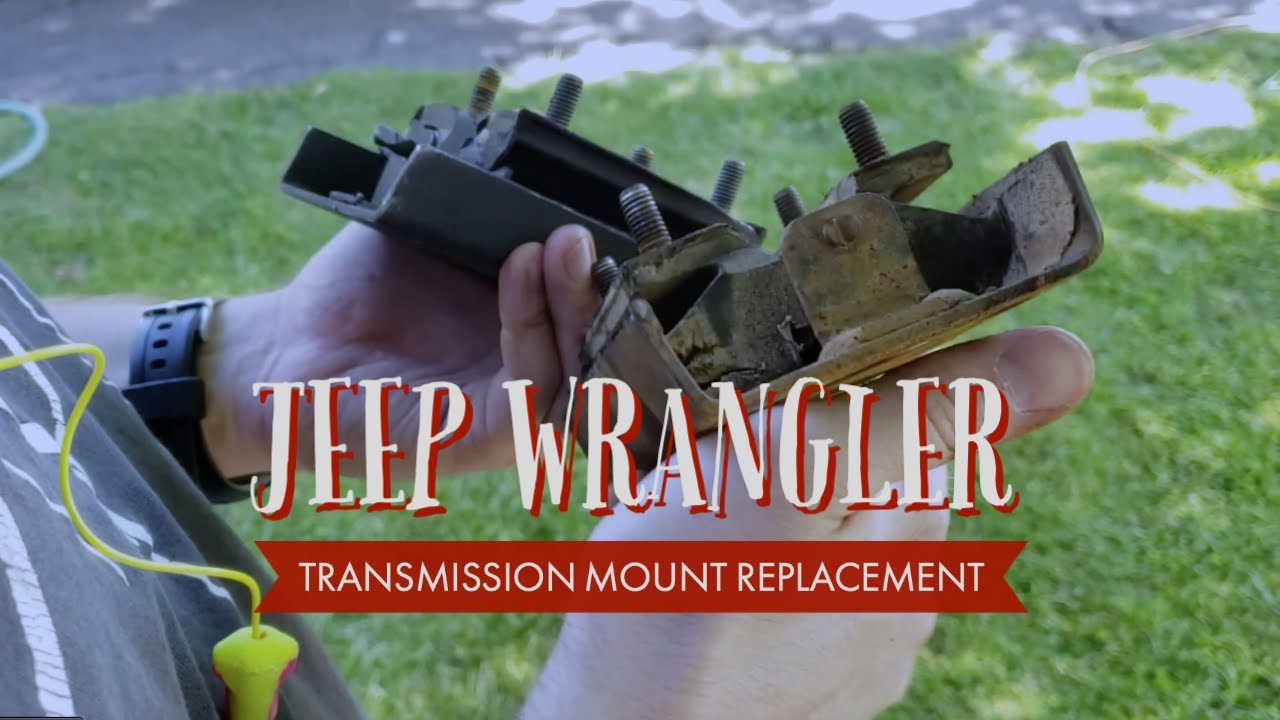 Jeep Wrangler Transmission Mount Replacement - YouTube