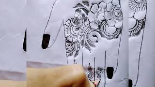 New Easy Mehndi Design Pencil Shading Mehndi Design Rani Mehndi Design