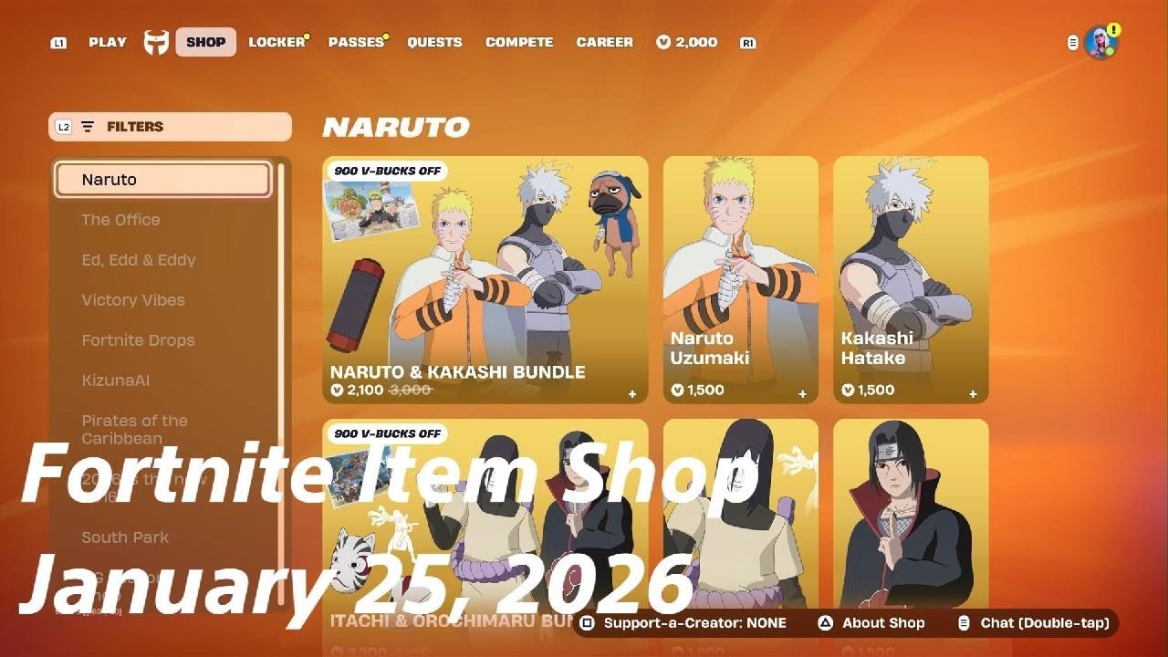 Fortnite Item Shop|January 25, 2026