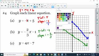 Algebra 1 Lab - Day 47 Notes - Review of Unit 5