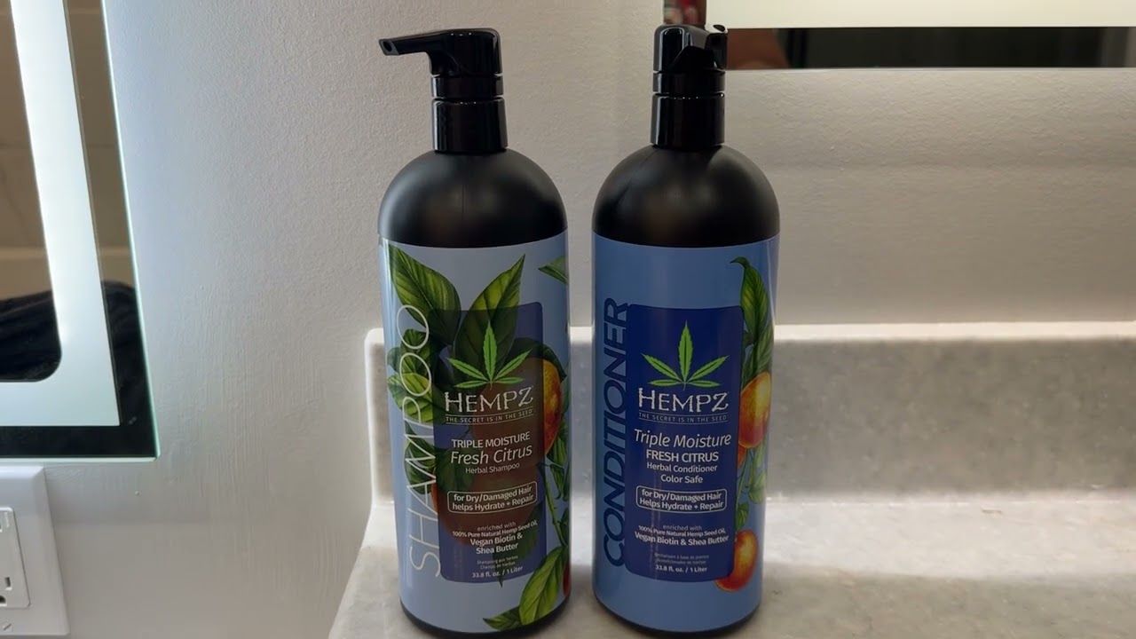 Hempz Triple Moisture Fresh Citrus Shampoo and Conditioner review