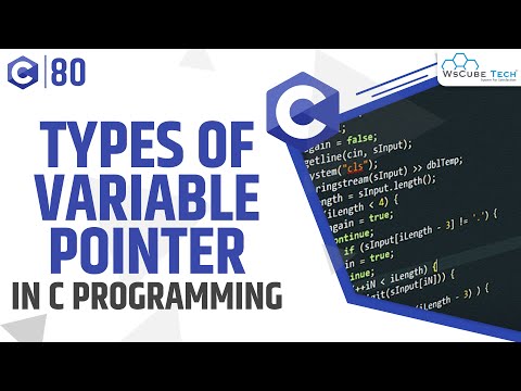 Types of Variable Pointer | Pointer in C Programming - Full Tutorial