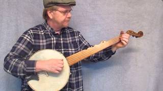 Boucher Banjo Replica honey brown color minstrel "Down In Alabama"