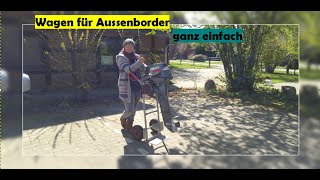 Aussenborder, Bootmotor Wagen, Motorboot, Segelboot