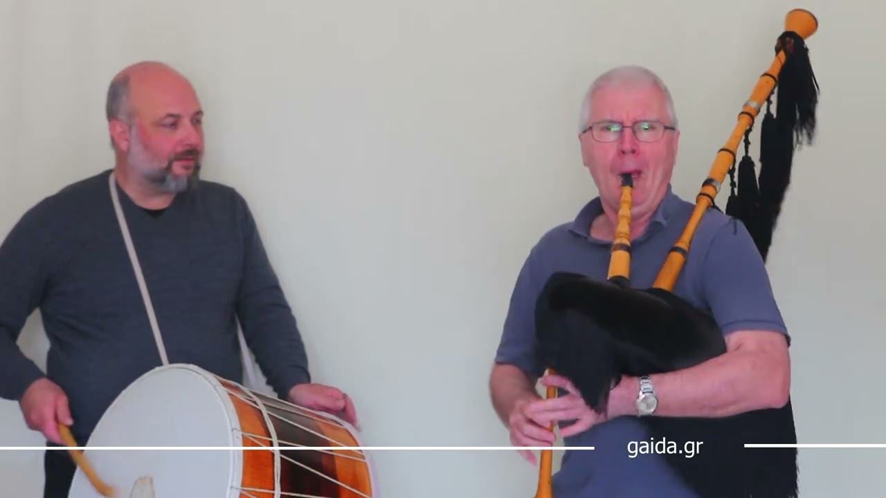 Bagpipe Greece (Gaida - Γκάιντα): Paul Miller on the Asturian Gaida playing 