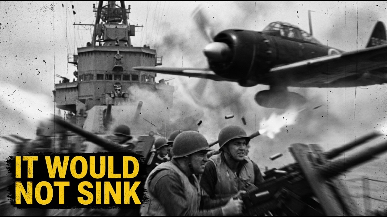 Hit By 6 Kamikazes & 4 Bombs | The Ship Japan Couldn't Sink in World War 2
