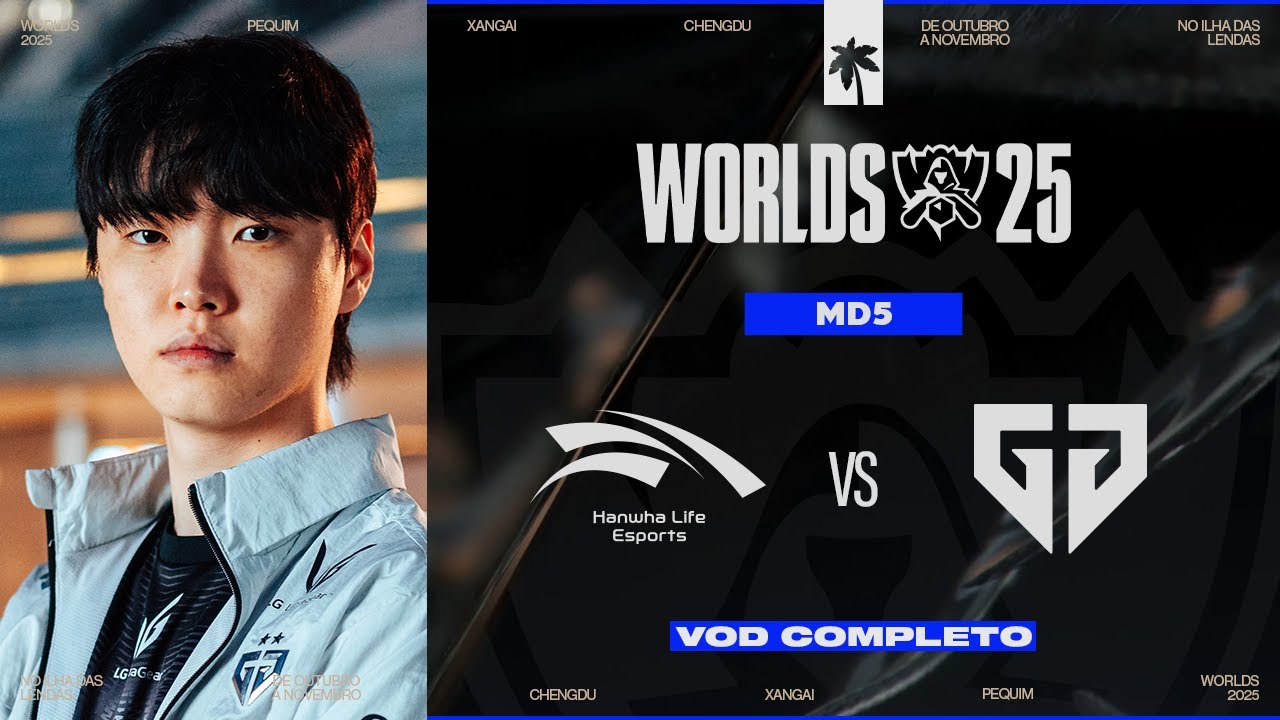 Live completa: GEN x HLE | Worlds 2025 - Quartas de final | ILHA DAS LENDAS