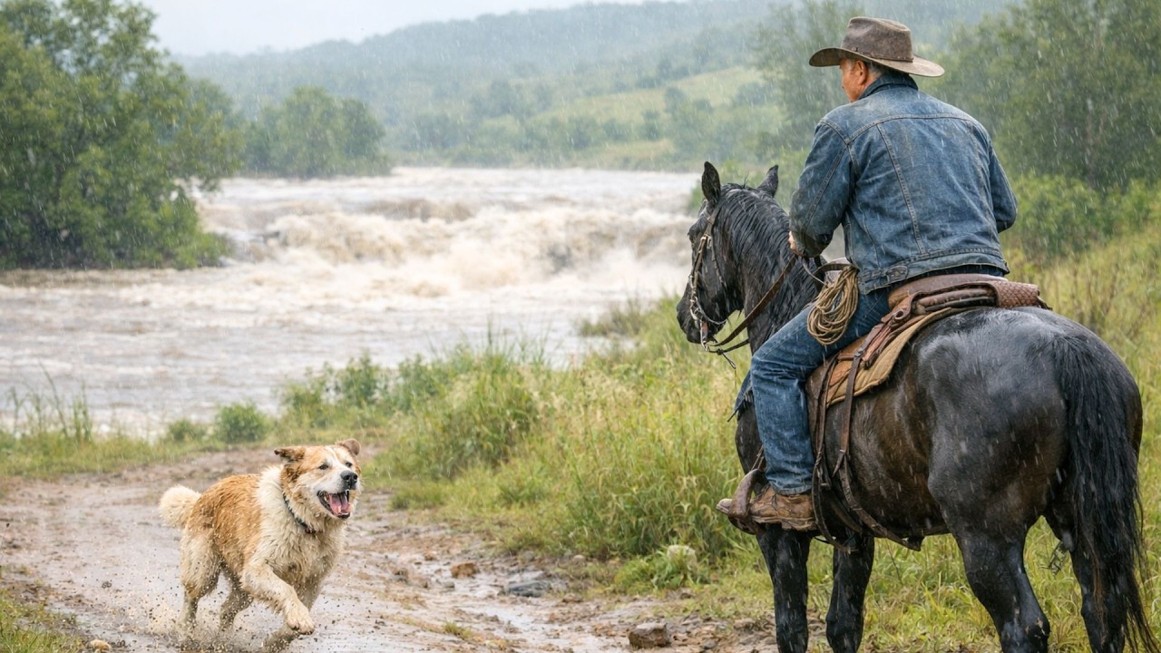 Fazendeiro viúvo vê um Cachorro Aparecer Pedindo Ajuda para Salvar uma Garota Perdida.