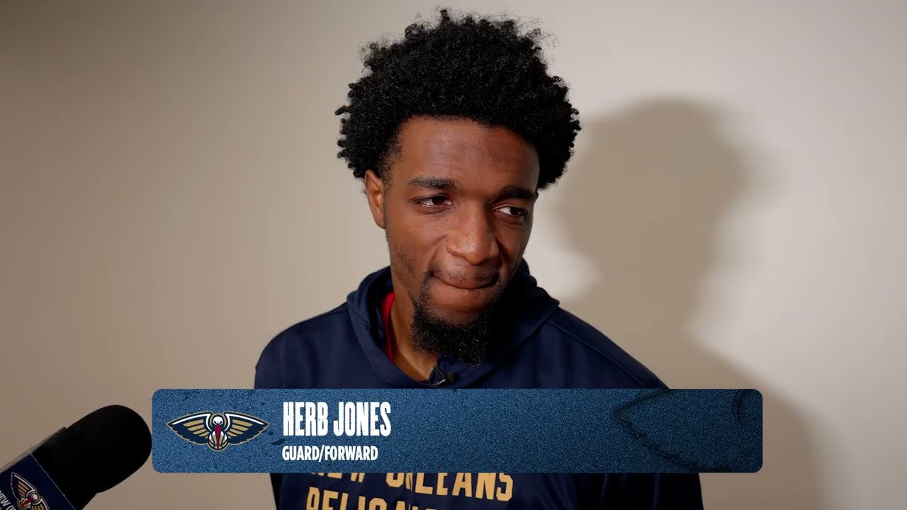 Herb Jones on returning to Alabama | Pelicans-Rockets Shootaround