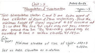 Triangulation and Trilateration Numerical | Surveying 2nd | Prashant YT | BE Civil | TU,PU,PoU,KU |