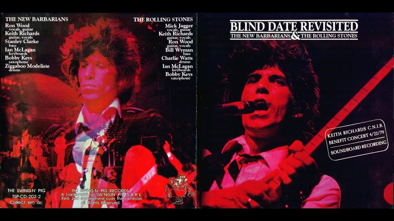 BLIND DATE REVISITED CD The New Barbarians & The Rolling Stones