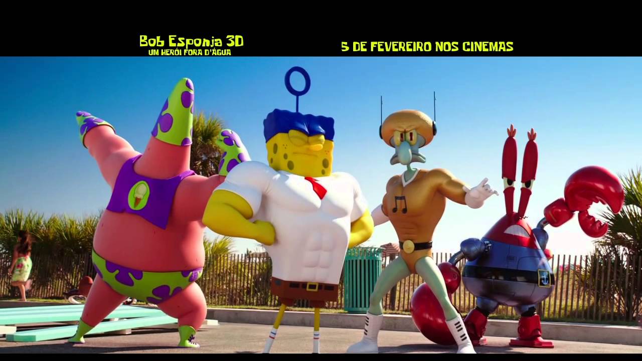 BOB ESPONJA: UM HERÓI FORA D'ÁGUA | Comercial de TV |