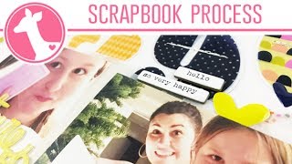 Card Trick June Scrapbook Process by Jen | Freckled Fawn