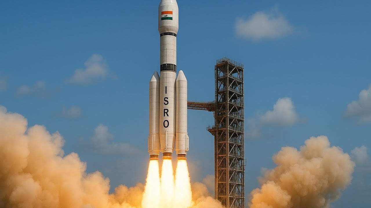 LVM3 - M5/CMS - 03 MISSION Lift up AND ONBOARD CAMERA